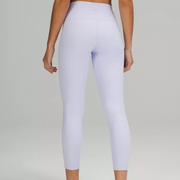 Lululemon Wunder Under HR Tight 25", Size8/M/29", Pastel Blue - Picture 4 of 9